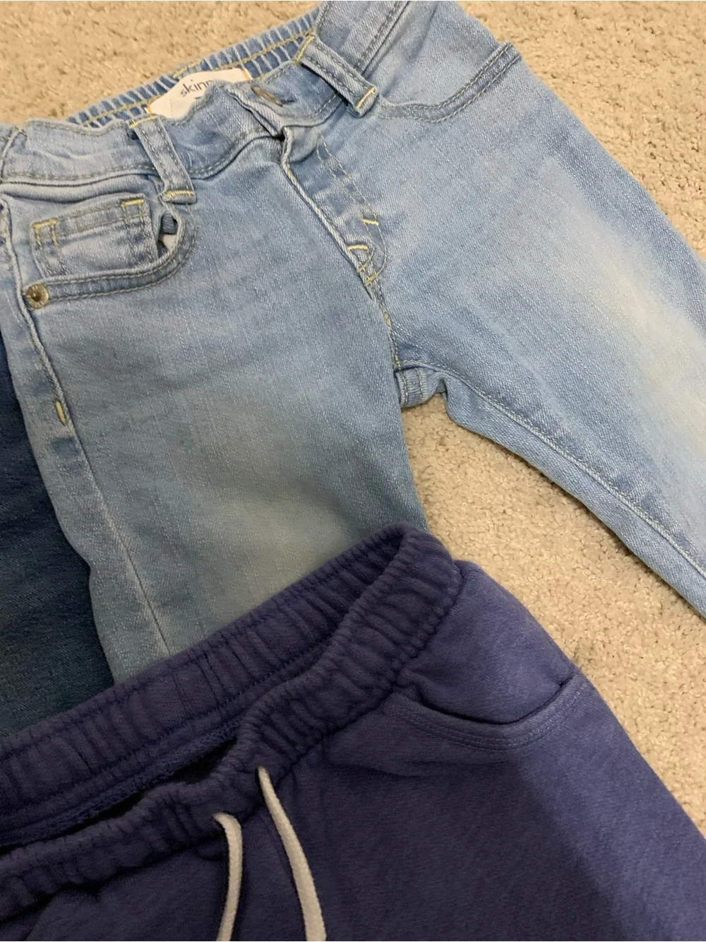 Girls 2T Pants Bundle Lot Jeans Sweatpants Toddler EUC